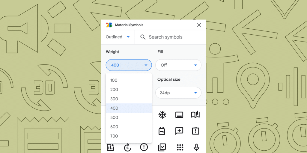 material symbols plugin