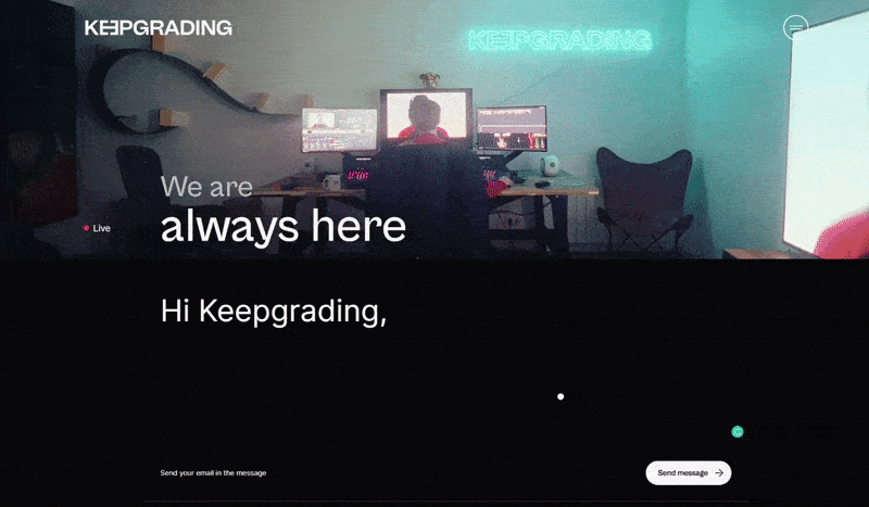 Keepgrading contact us